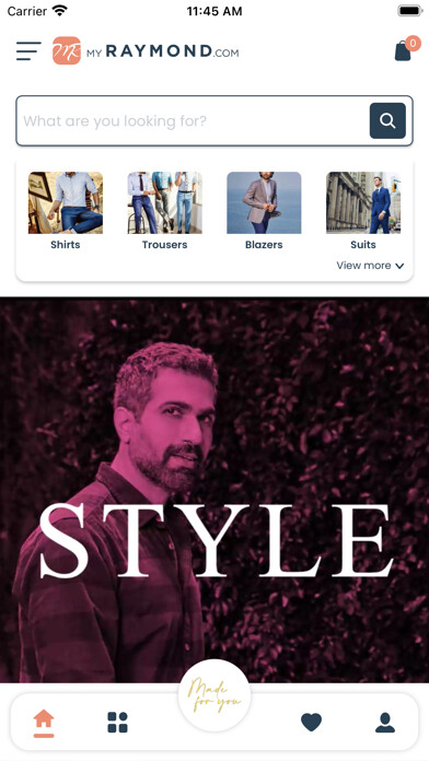 Run android online APK MyRaymond Online Shopping App from MyAndroid or emulate MyRaymond Online Shopping App using MyAndroid