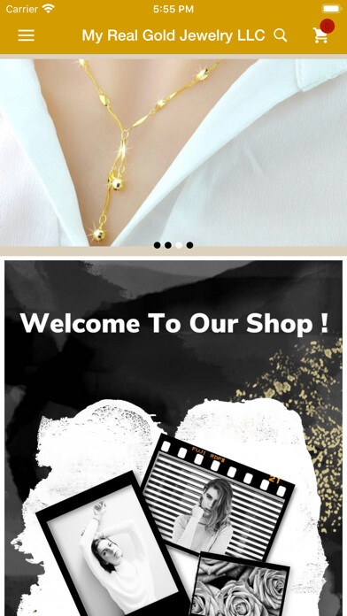 Emulate iPhone app My Real Gold Jewelry LLC using MyAndroid