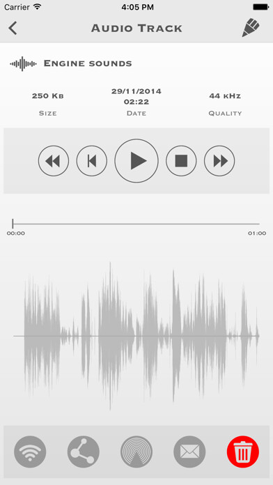 Emulate iPhone app My Rec - Audio Recorder using MyAndroid Emulate iPhone app My Rec - Audio Recorder using MyAndroid
