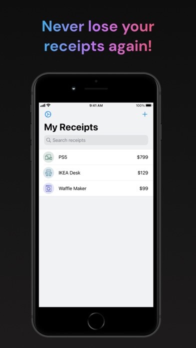 Emulate iPhone app MyReceiptz - Receipt Storage using MyAndroid Emulate iPhone app MyReceiptz - Receipt Storage using MyAndroid