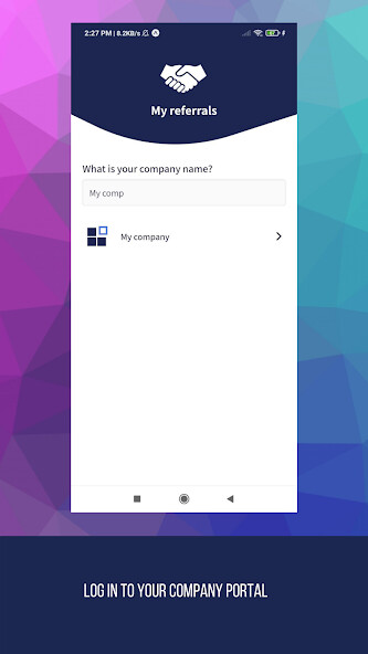 Emulate Android APK My Referrals