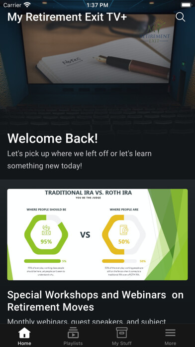 Emulate iPhone app My Retirement Exit TV using MyAndroid Emulate iPhone app My Retirement Exit TV using MyAndroid