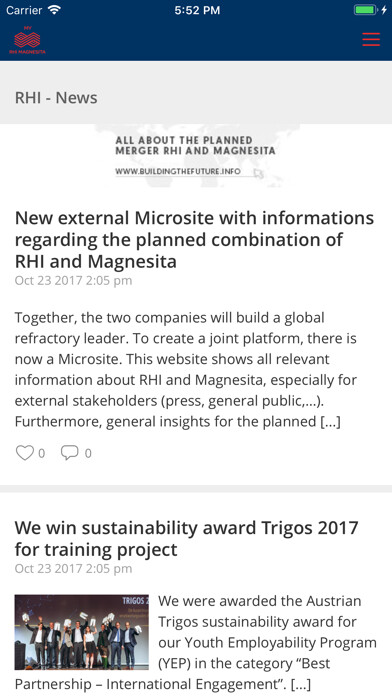 Emulate iPhone app MyRHIMagnesita using MyAndroid