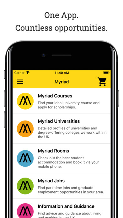 Emulate iPhone app Myriad, by UCAS using MyAndroid Emulate iPhone app Myriad, by UCAS using MyAndroid