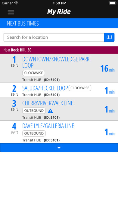 Emulate iPhone app My Ride Rock Hill using MyAndroid Emulate iPhone app My Ride Rock Hill using MyAndroid