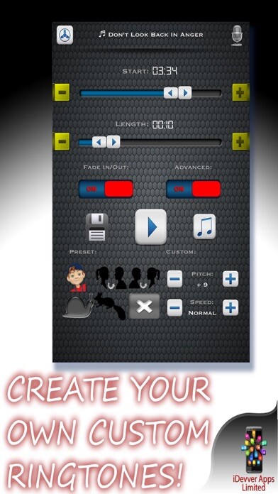 Emulate iPhone app myRingtone Maker & Creator using MyAndroid