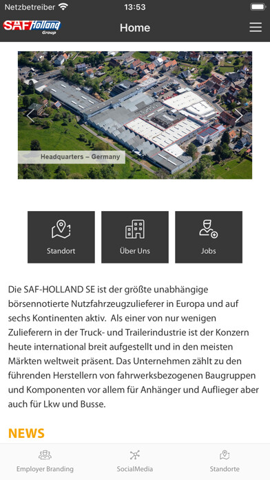 Emulate iPhone app mySAF-HOLLAND using MyAndroid