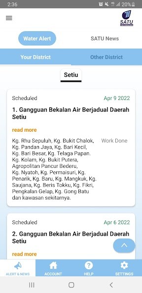 Run android online APK MySATU from MyAndroid or emulate MySATU using MyAndroid