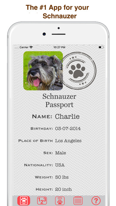 Emulate iPhone app My Schnauzer using MyAndroid