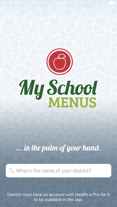 Emulate iPhone app My School Menus using MyAndroid Emulate iPhone app My School Menus using MyAndroid