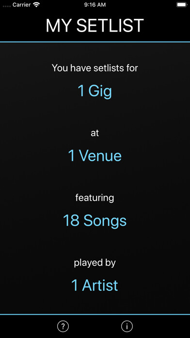 Emulate iPhone app MySetlist - Artist Edition using MyAndroid Emulate iPhone app MySetlist - Artist Edition using MyAndroid