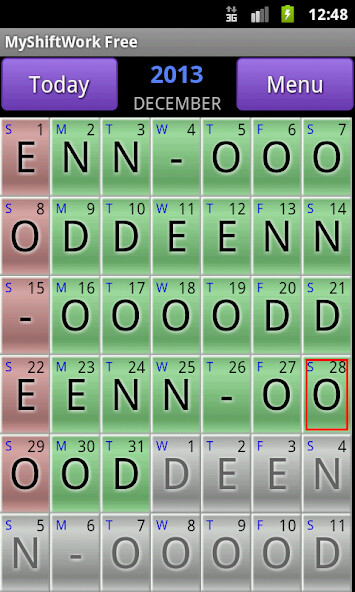 Run android online APK My ShiftWork Lite from MyAndroid or emulate My ShiftWork Lite using MyAndroid