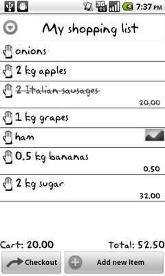 Emulate Android APK My Shopping List Free Emulate Android APK My Shopping List Free