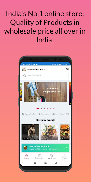 Run android online APK Myshopprime Online Shopping from MyAndroid or emulate Myshopprime Online Shopping using MyAndroid