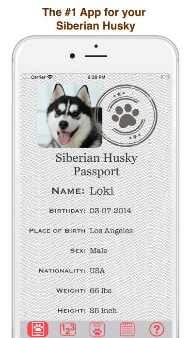 Emulate iPhone app My Siberian Husky using MyAndroid
