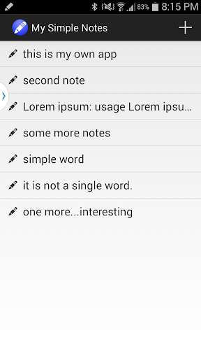 Run android online APK My Simple Notes from MyAndroid or emulate My Simple Notes using MyAndroid