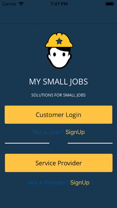 Emulate iPhone app My Small Jobs using MyAndroid Emulate iPhone app My Small Jobs using MyAndroid