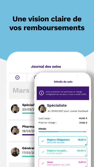Emulate iPhone app mySofie vous simplifie la vie using MyAndroid