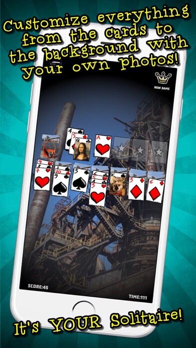 Emulate iPhone app My Solitaire 3D - Customise cards with your photos! using MyAndroid Emulate iPhone app My Solitaire 3D - Customise cards with your photos! using MyAndroid