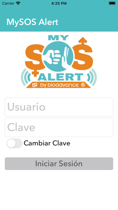 Emulate iPhone app MySOS Alert using MyAndroid