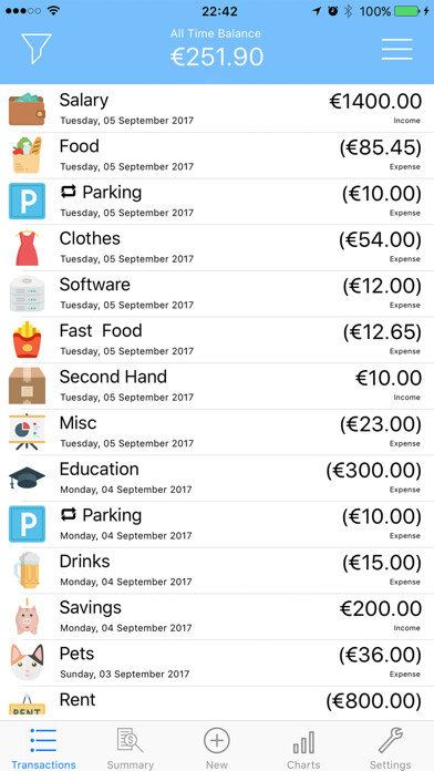 Emulate iPhone app My Spending using MyAndroid Emulate iPhone app My Spending using MyAndroid