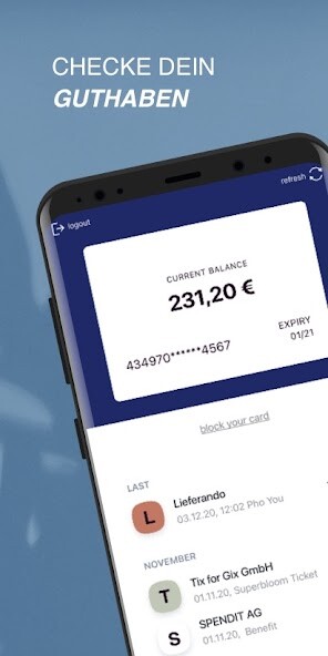 Run android online APK My SpenditCard from MyAndroid or emulate My SpenditCard using MyAndroid