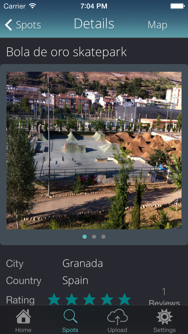 Emulate iPhone app My Spots Lite using MyAndroid