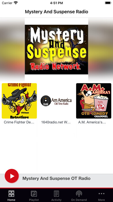 Emulate iPhone app Mystery And Suspense Radio using MyAndroid Emulate iPhone app Mystery And Suspense Radio using MyAndroid