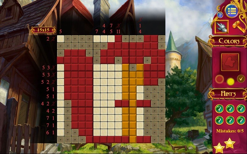 Emulate iPhone app Mystery Mosaics 2 using MyAndroid