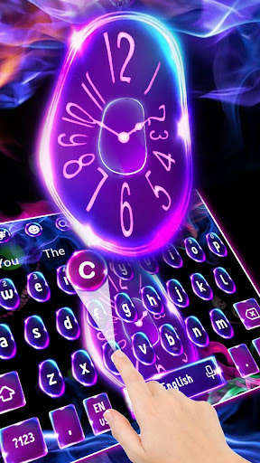 Emulate Android APK Mystery Neon Clock Keyboard Theme Emulate Android APK Mystery Neon Clock Keyboard Theme