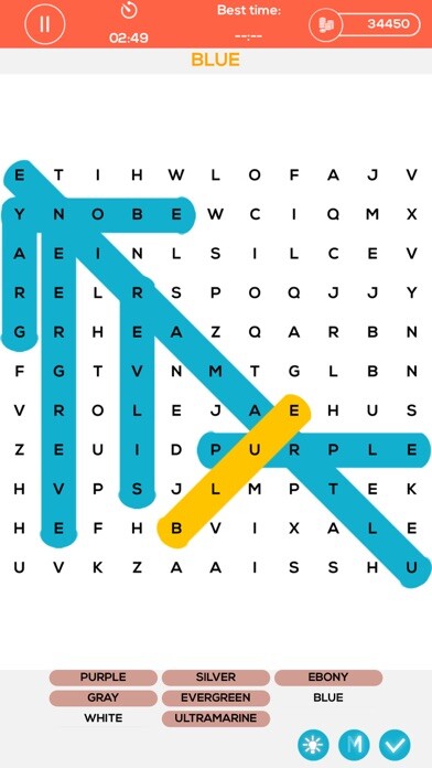 Emulate iPhone app Mystery Word Puzzles - search the hidden words using MyAndroid Emulate iPhone app Mystery Word Puzzles - search the hidden words using MyAndroid