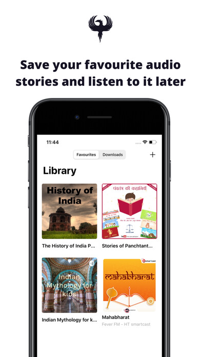 Emulate iPhone app Mysticadii - Stories, Podcasts using MyAndroid