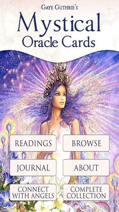 Emulate iPhone app Mystical Oracle Cards using MyAndroid
