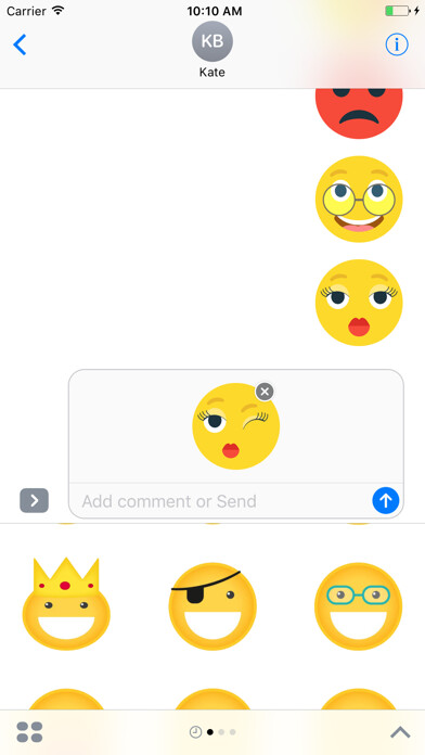 Emulate iPhone app My Sticker Pack: Emoji and Emoticons using MyAndroid Emulate iPhone app My Sticker Pack: Emoji and Emoticons using MyAndroid