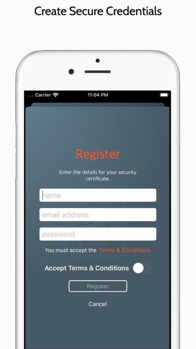 Emulate iPhone app MyStrongRoom using MyAndroid