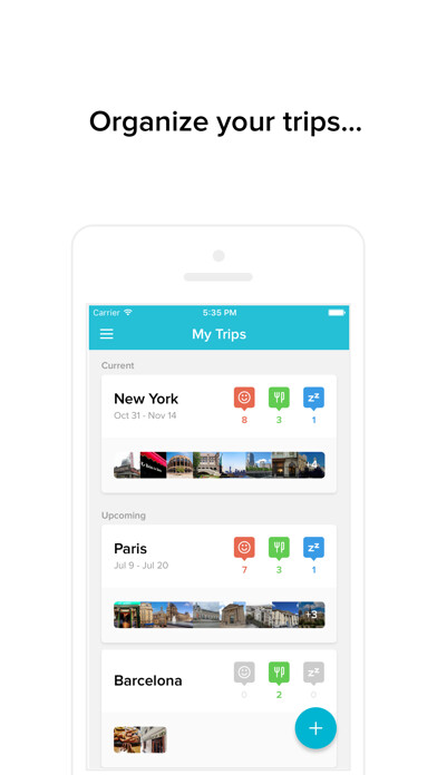 Emulate iPhone app Mystro - Trips using MyAndroid