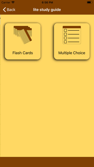 Emulate iPhone app My Study Guide using MyAndroid