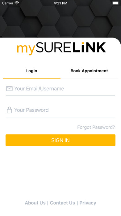 Emulate iPhone app mySureLink using MyAndroid