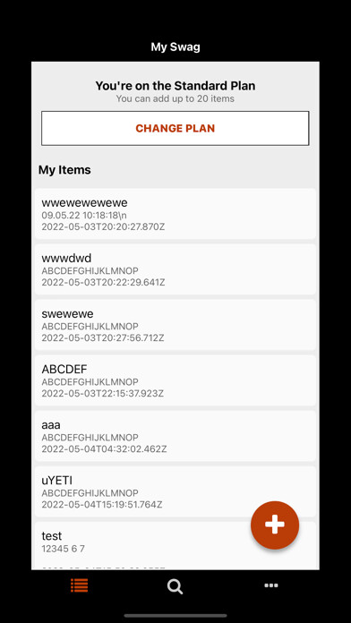 Emulate iPhone app My Swag App using MyAndroid