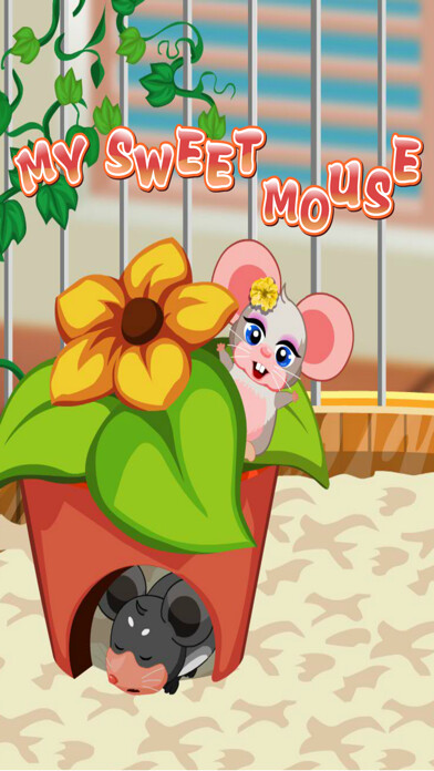 Emulate iPhone app My Sweet Mouse - Your own little mouse to play with and take care of! using MyAndroid