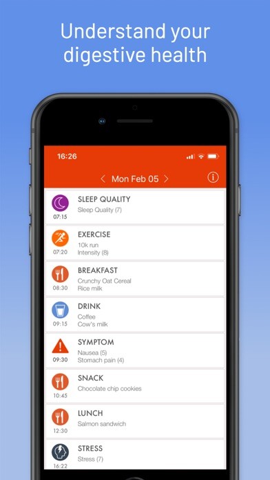 Emulate iPhone app mySymptoms Food Diary using MyAndroid Emulate iPhone app mySymptoms Food Diary using MyAndroid