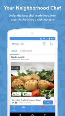 Emulate Android APK mytable: neighborhood chef