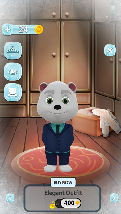 Emulate iPhone app My Talking Bear Izzy using MyAndroid
