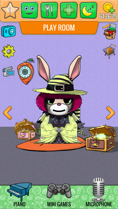 Emulate iPhone app My Talking Bunny - Virtual Pet Games using MyAndroid