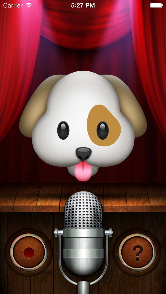 Emulate iPhone app My Talking Dog Emoji using MyAndroid Emulate iPhone app My Talking Dog Emoji using MyAndroid