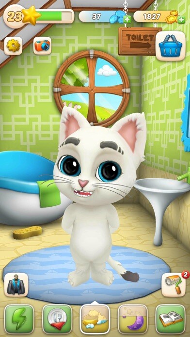 Emulate iPhone app My Talking Oscar the Cat using MyAndroid