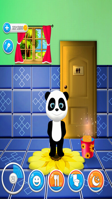 Emulate iPhone app My Talking Panda - Pet Game using MyAndroid