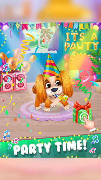 Emulate iPhone app My Talking Pet Puppy using MyAndroid