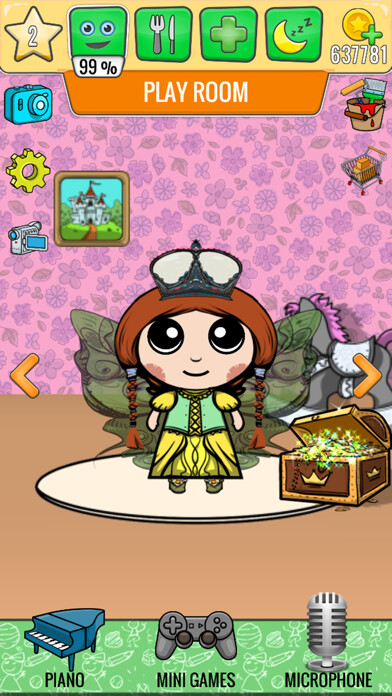 Emulate iPhone app My Talking Princess using MyAndroid