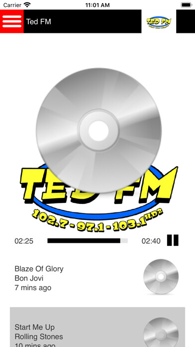 Emulate iPhone app My TED FM using MyAndroid